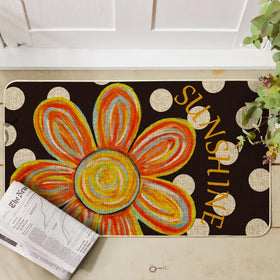 Artoid Mode doormat in entryway showing indoor outdoor versatility year-round