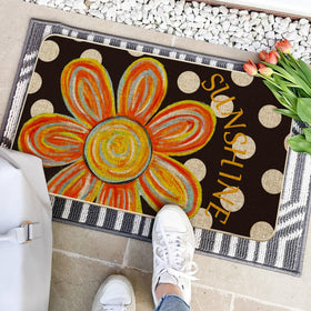 Artoid Mode doormat in space illustrating indoor outdoor use