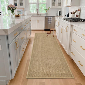 Artoid Mode chenille surface mat offers soft texture and quick spill absorption.