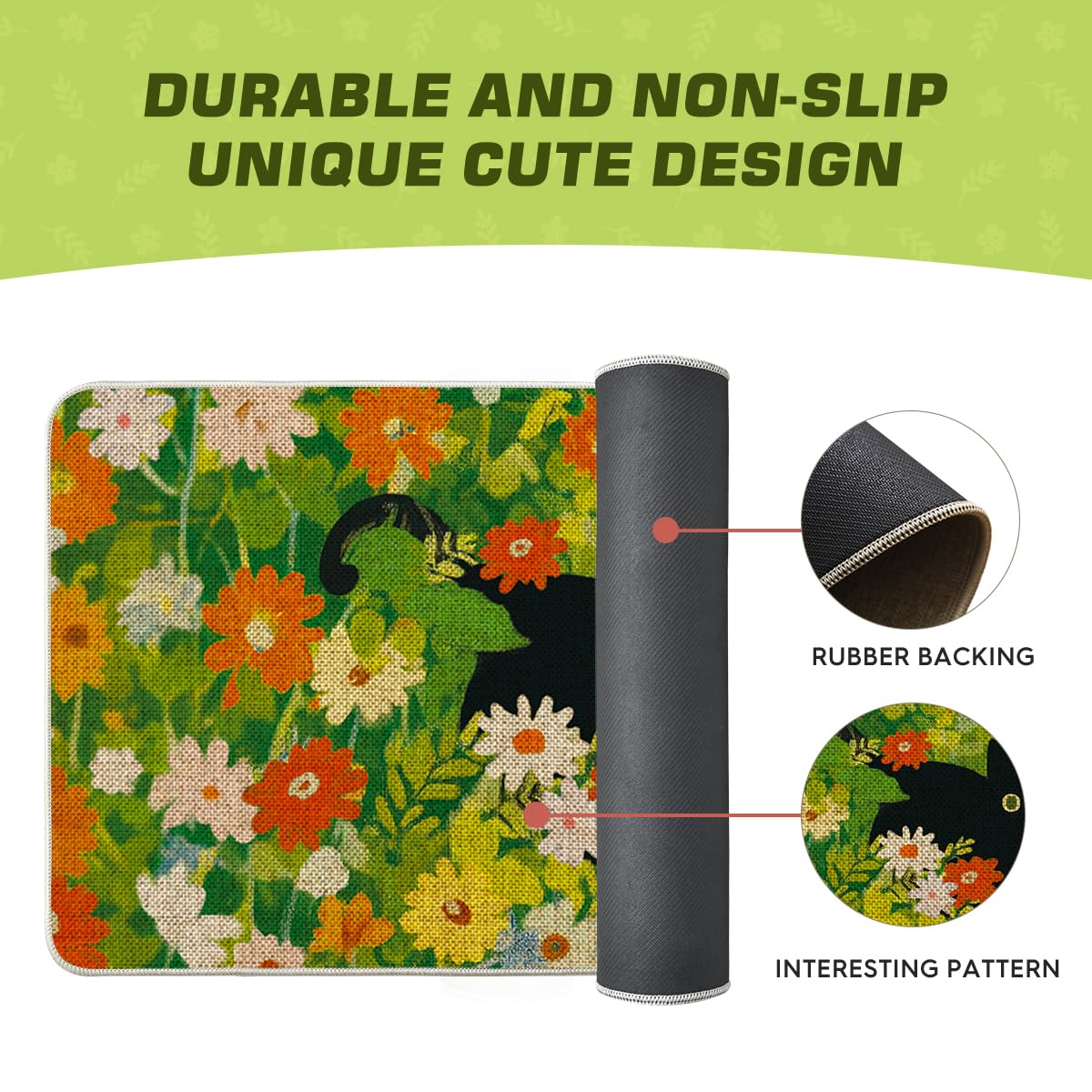 Artoid Mode low-profile 0.25 inch mat fits narrow doorways.