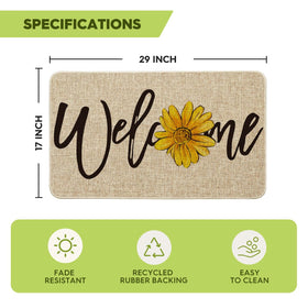 Artoid Mode easy-clean doormat rinses clean with hose