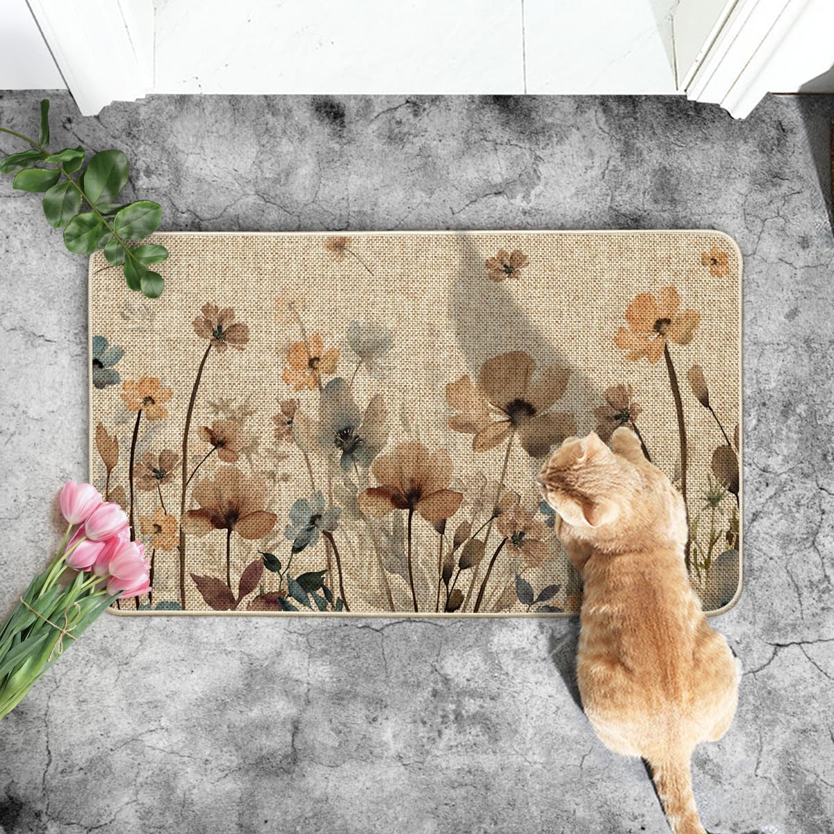Artoid Mode doormat is ideal for indoor or outdoor use with non-slip backing.