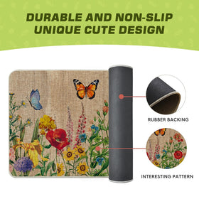 Artoid Mode 17x29 inch doormat suits standard entryways with a slim profile.