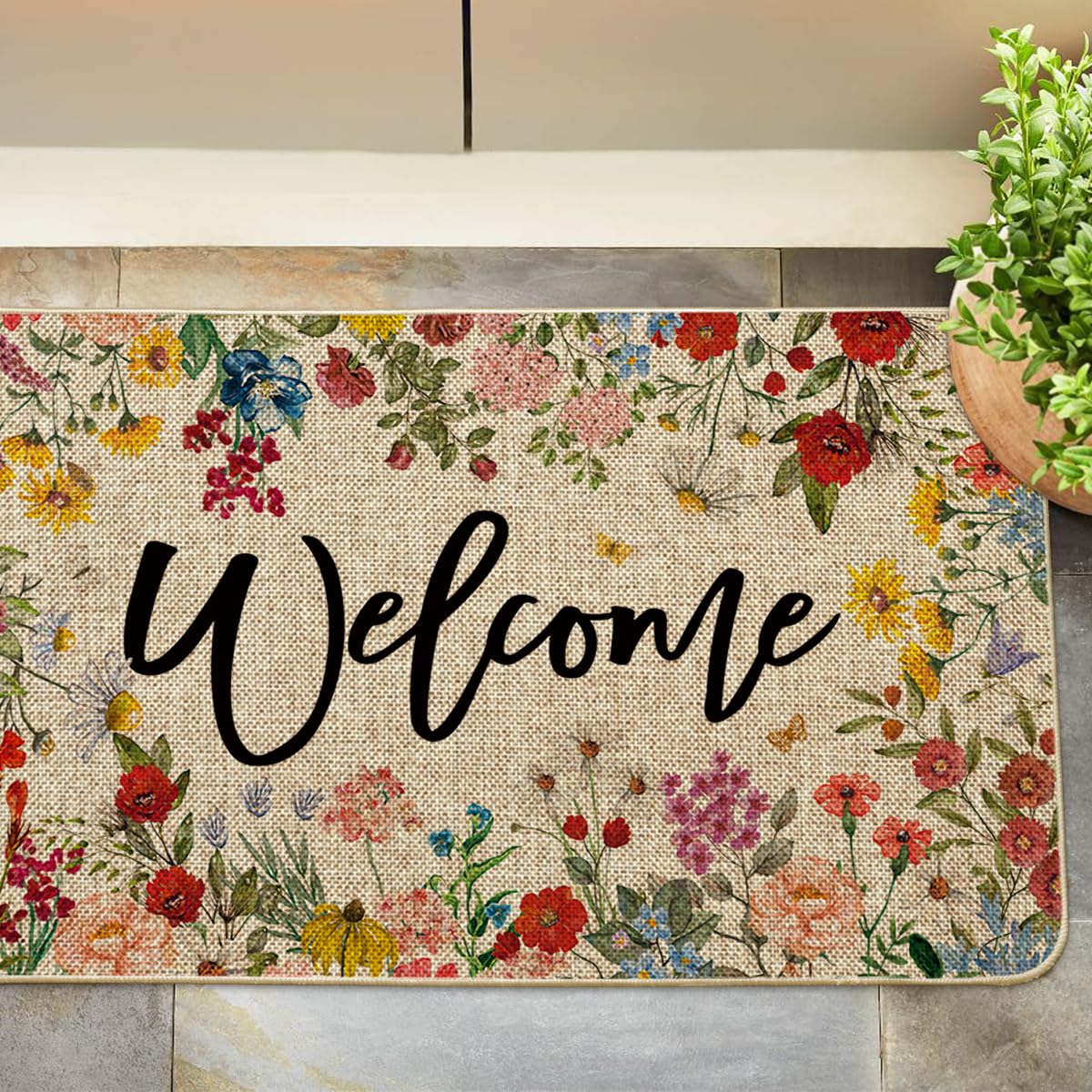 Unique cute design boosts home ambiance without overwhelming entryways or clutter.