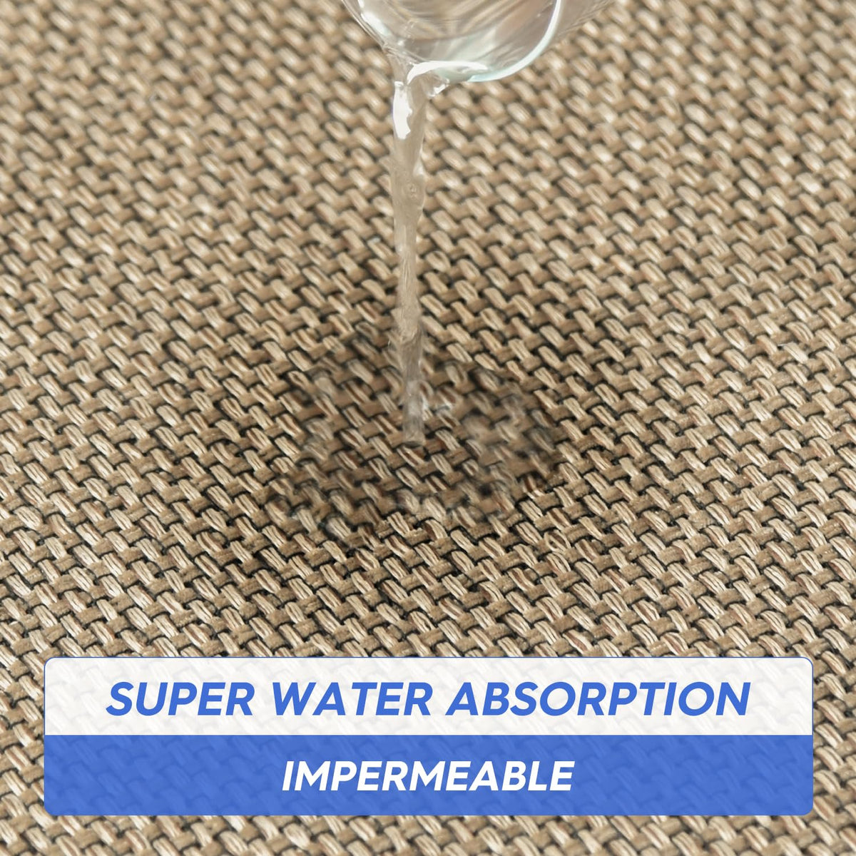 Artoid Mode front-of-sink rug is easy to clean and machine washable.