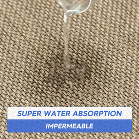 Artoid Mode front-of-sink rug is easy to clean and machine washable.