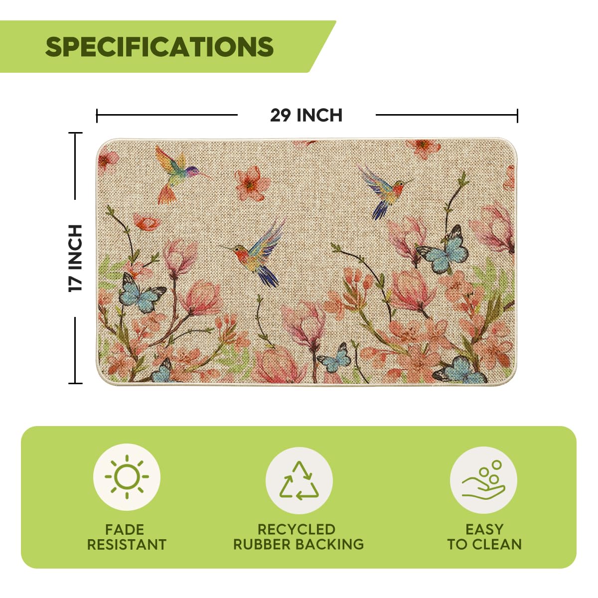 Artoid Mode doormat low-profile edge suitable for low clearance thresholds
