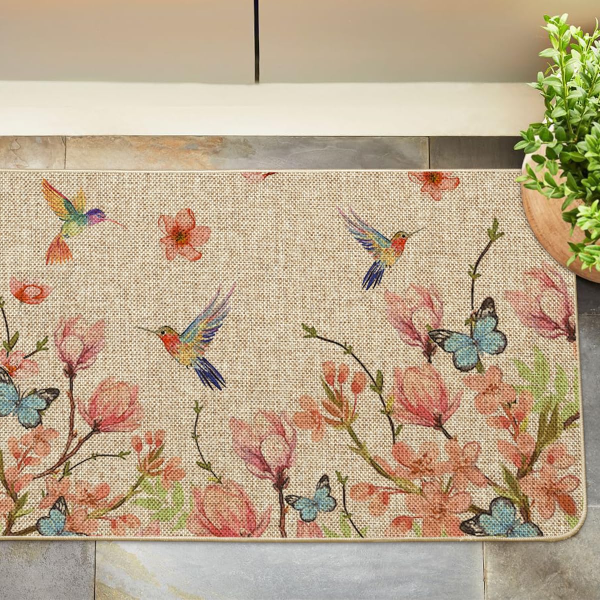 Artoid Mode doormat stain-resistant backing for durable daily use