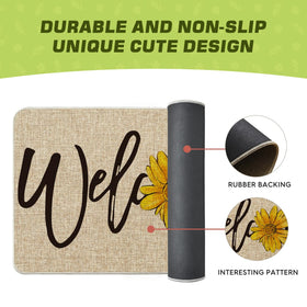 Artoid Mode indoor entryway sunflowers brighten foyer decor