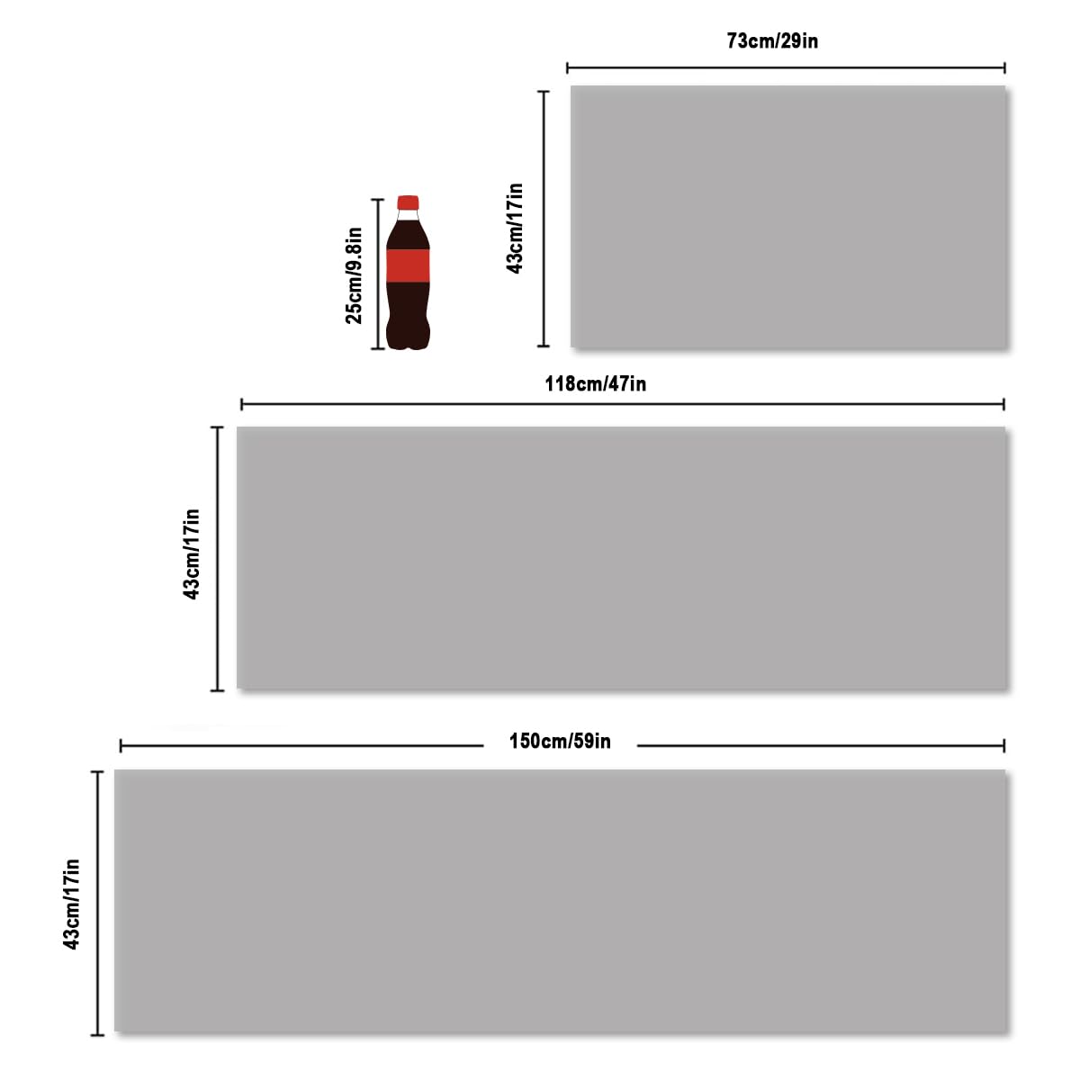 Artoid Mode 17x60 inch mat fits front-of-sink spaces neatly.