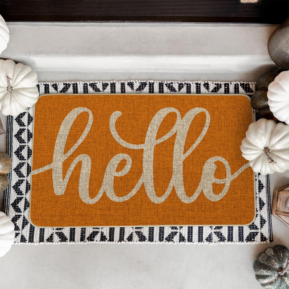 Artoid Mode low-profile door mat sits flush in tight entryways and reduces trip risk.