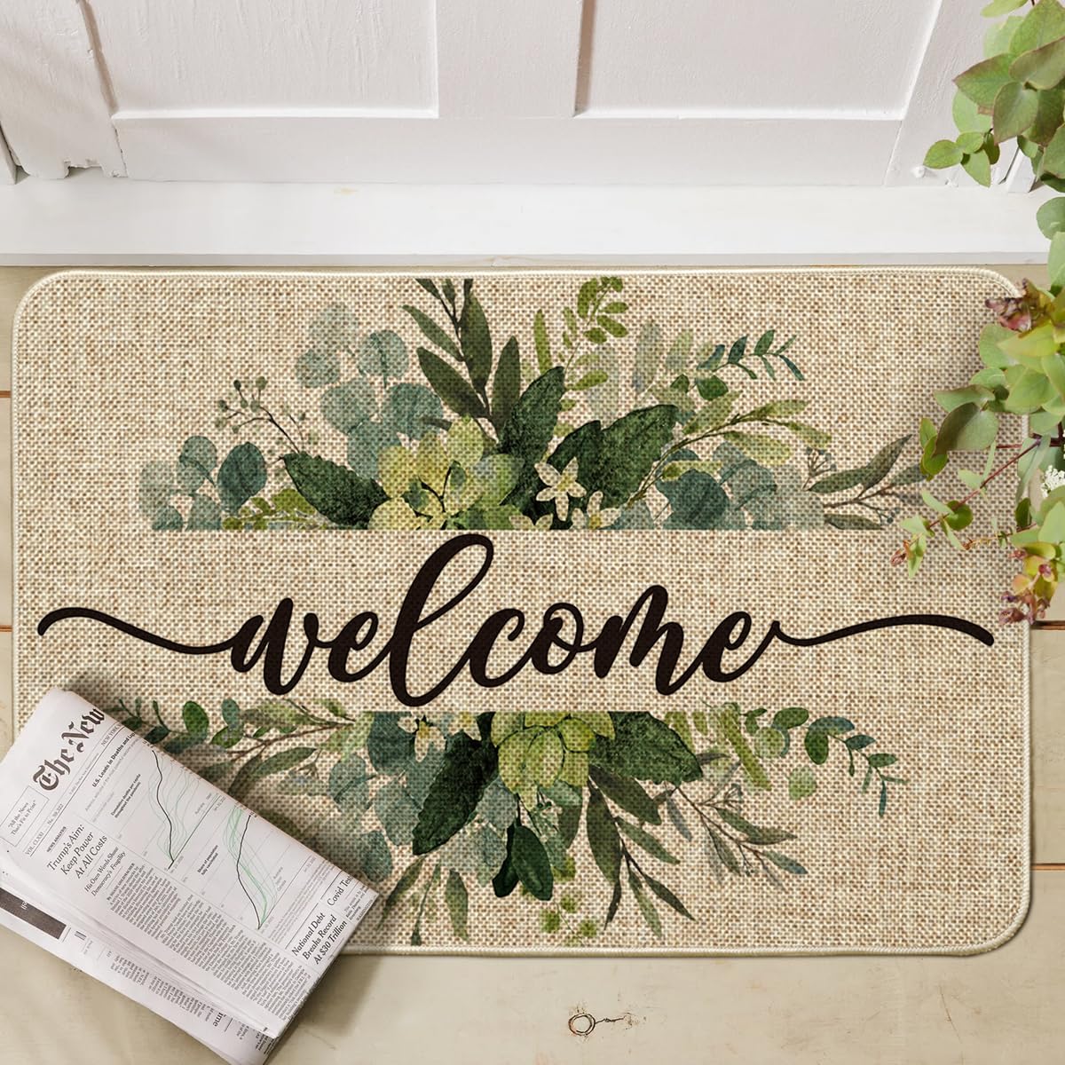 Artoid Mode low-profile doormat with non-slip backing for indoor outdoor use.