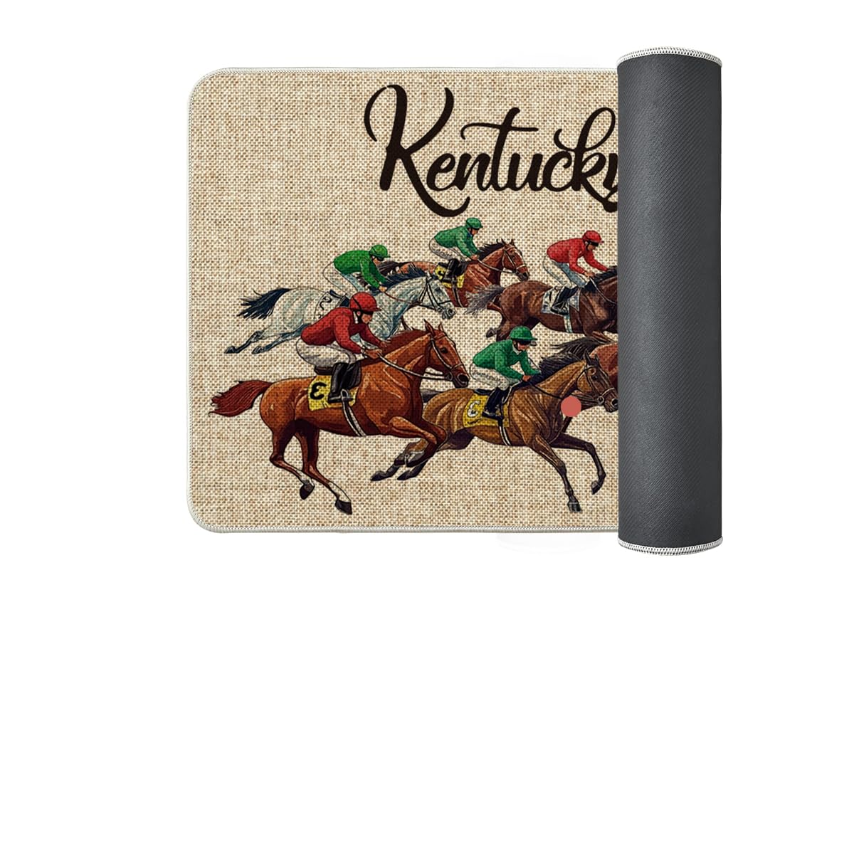 Artoid Mode non-slip rubber back keeps mat in place during rain