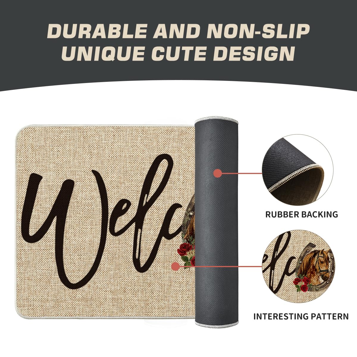 Artoid Mode non-slip rubber base keeps the mat steady.