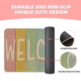 Artoid Mode Stripes Unique Pattern adds stylish curb appeal to entryways.