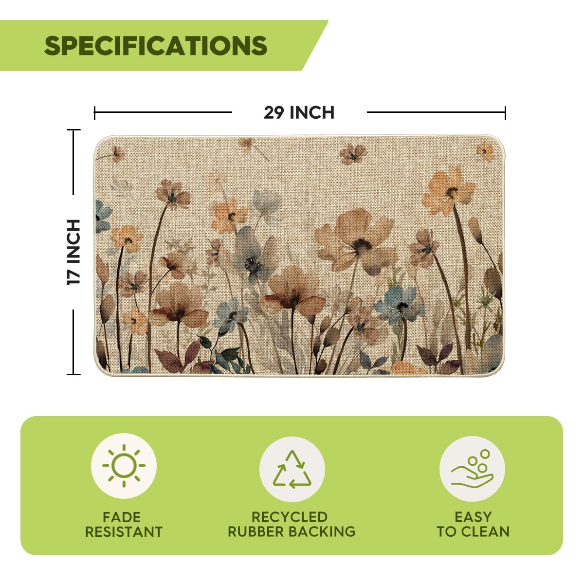 Artoid Mode unique pattern brings decorative charm to entryways and craft spaces.