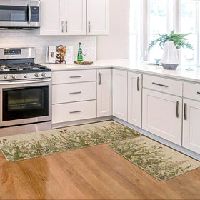 Artoid Mode Wildflower non-slip backing ensures safety on tile and wood floors.