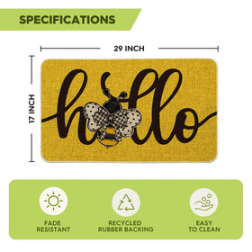 Artoid Mode low-profile 0.25 inch design keeps entryways clear and trip-free