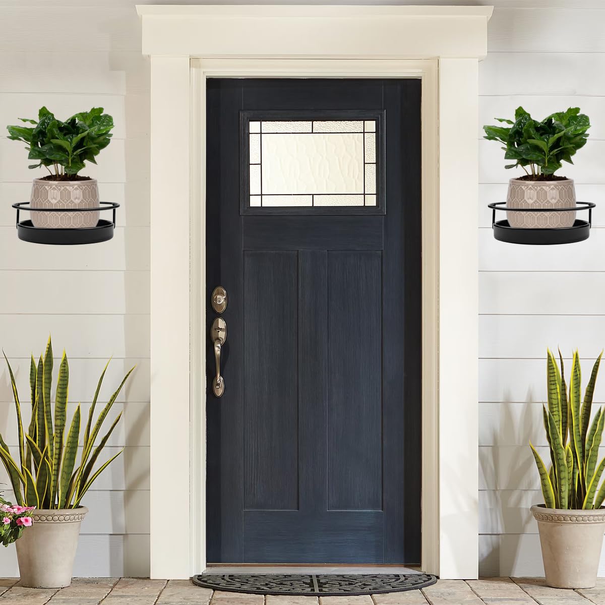 ARTORA two-pack display in bedroom adds decorative organization and plant-friendly style