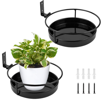 ARTORA wall-mounted plant holder 2-pack on wall with space-saving design