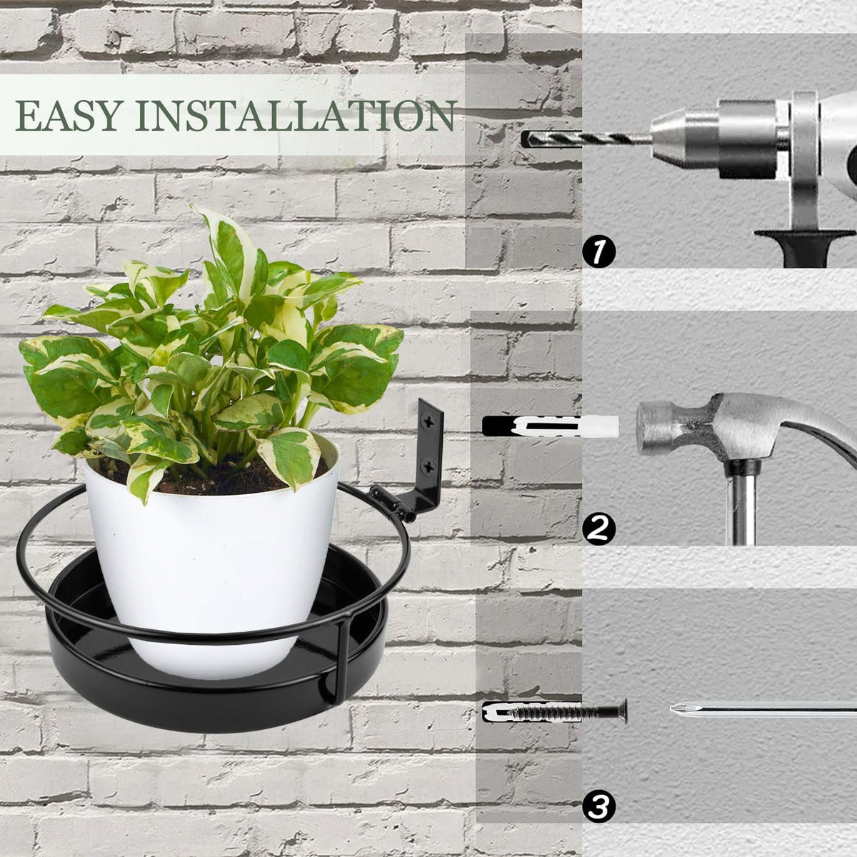 ARTORA wall shelf used for shampoo bottles shows versatile storage options