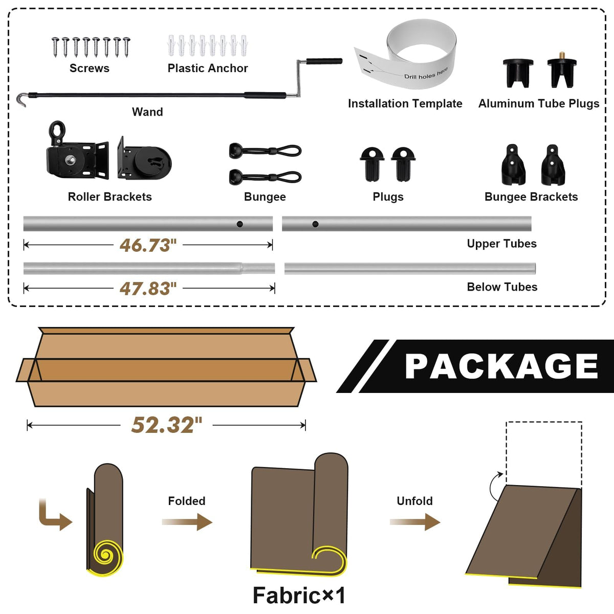 Artpuch easy-install kit and hardware ensure quick setup.