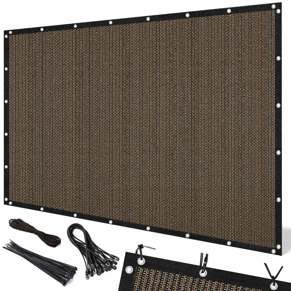 Artpuch sun shade cloth 6x8 ft provides durable outdoor coverage with 90% UV blocking