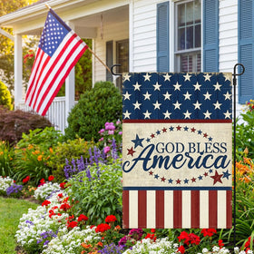 Artscope 12x18 inch flag size for easy display.