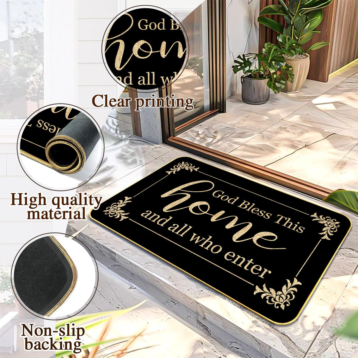 ARTUFAN housewarming gift doormat for new homes