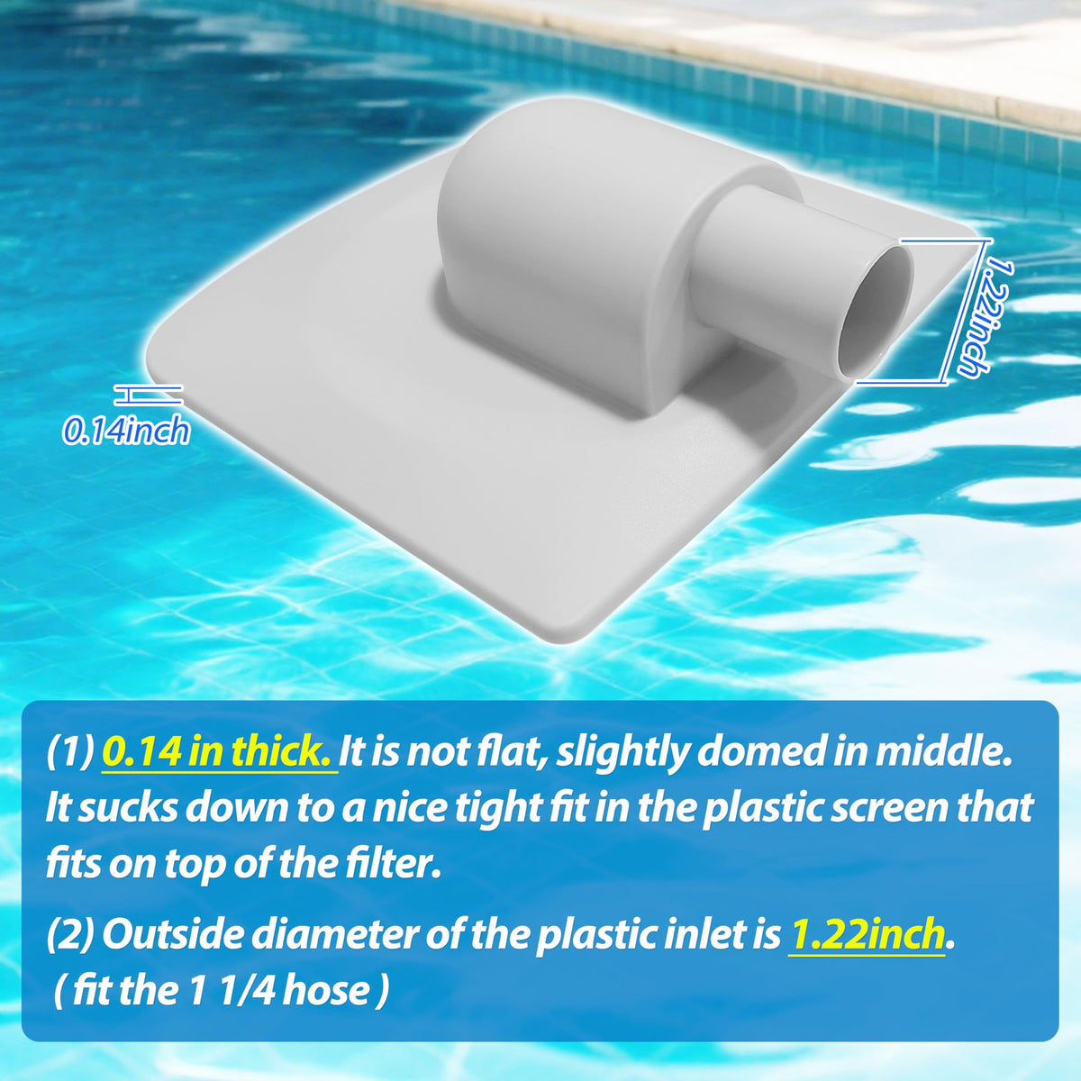 ARU vacuum plate adapter maintains secure suction during movement for reliable cleaning.