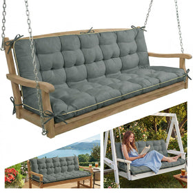 AS AWESLING 60x40 oxford backrest swing cushion offers outdoor seating comfort.