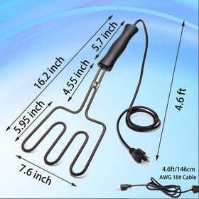 ASANMA electric starter with a 4.6 ft cable for flexible placement.