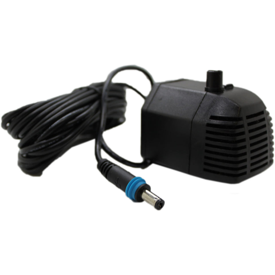 ASC replacement water pump 6-12V, 100 LPH, for solar fountains, ensuring steady outdoor water flow.