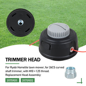Ascavs weed eater head features durable construction for long-lasting yard work.