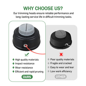 Ascavs weed eater head offers precise fit with original Homelite compatibility.