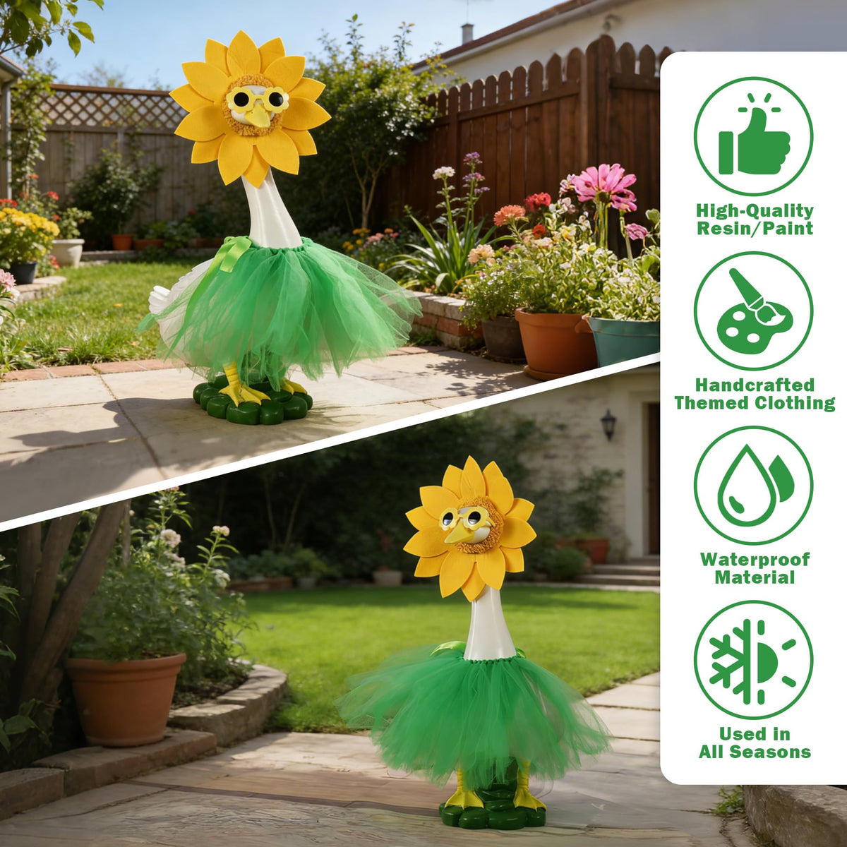 ASDFG handcrafted sunflower hat outfit provides seasonal charm