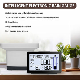 Asenron dual alarm clock and calendar keep schedules aligned with weather data.