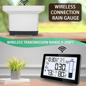 Asenron indoor-outdoor temperature readings help optimize irrigation and comfort.