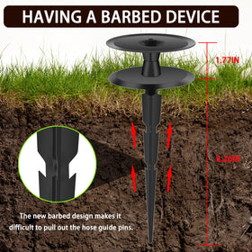 Asenron multi-scene application protects flower beds while watering lawns.
