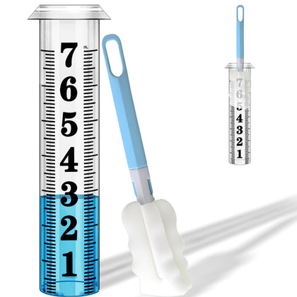 Asenron rain gauge replacement tube with clear view for reliable yard readings