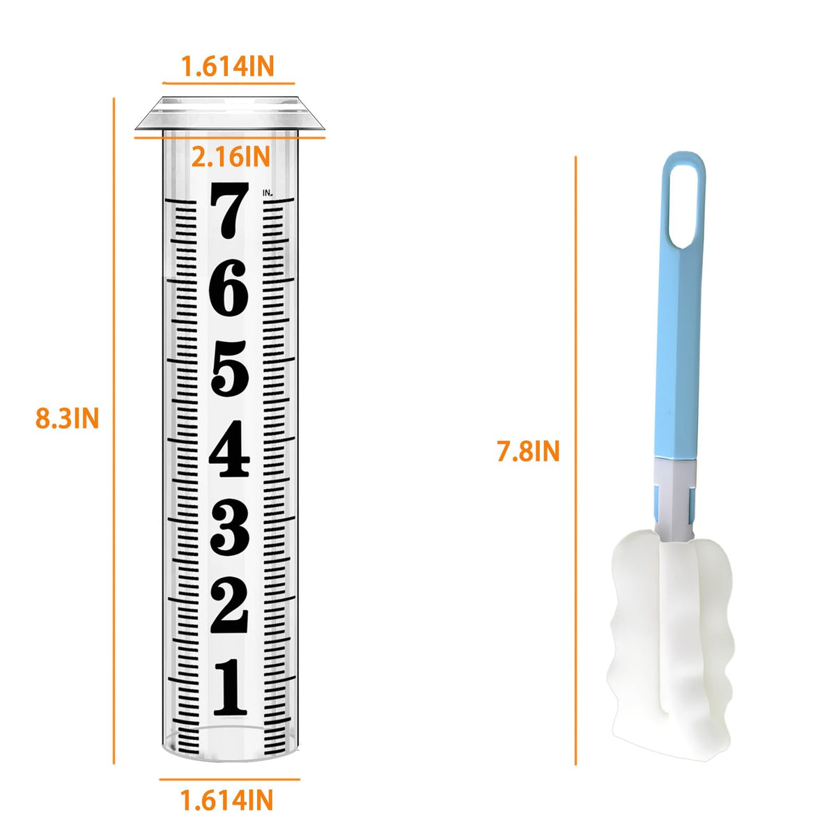 Asenron replacement kit includes brush for easy cleaning after use