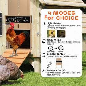 AsFrost auto chicken door with solar panel installation demonstrates simple setup for easy use
