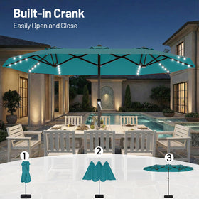AreShark cross base with fillable weight bag for stability.