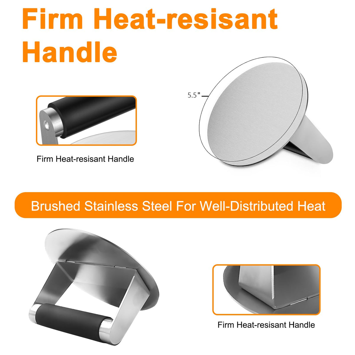 Ashihoti Official short slotted spatula enables precise turning and drainage.