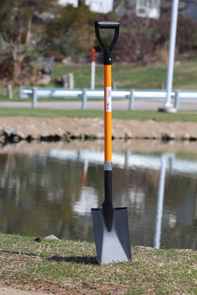 AshmanOnline spade with wooden handle provides sturdy grip for daily gardening.