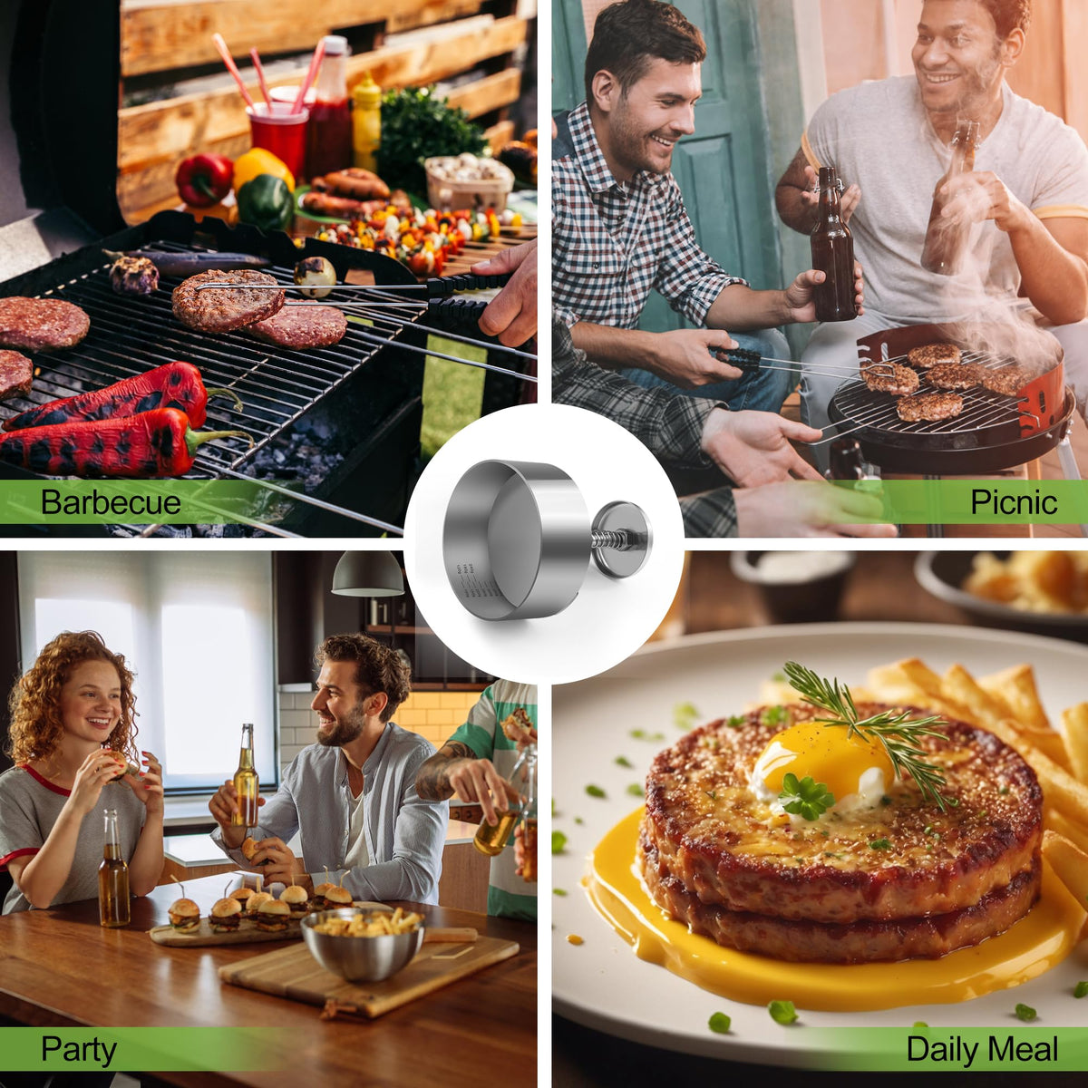 ASJIADE press perfect for grilling, pan-frying, or meal prep.