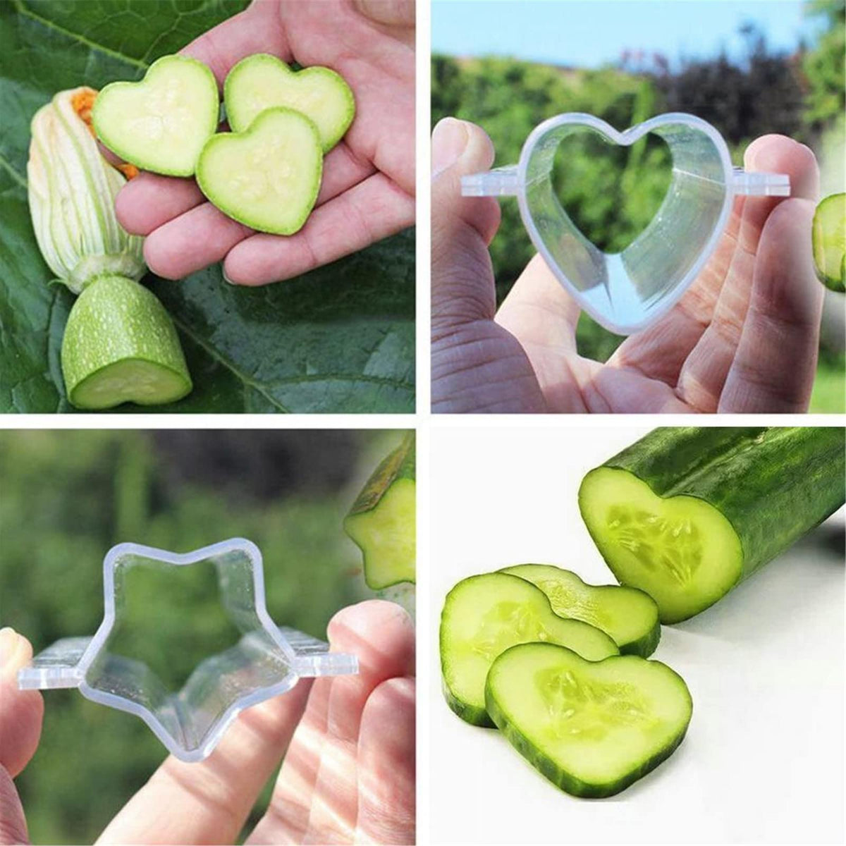 ASkinds heart-shaped veggie mold perfect for creative salads