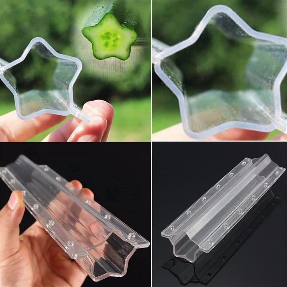 ASkinds pentagram mold durable plastic for garden shaping