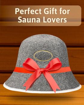 ASKOLD sauna hat gray eco-friendly wool packaging concept