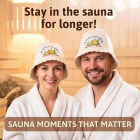 ASKOLD wool sauna hat Finnish design detail and durable material